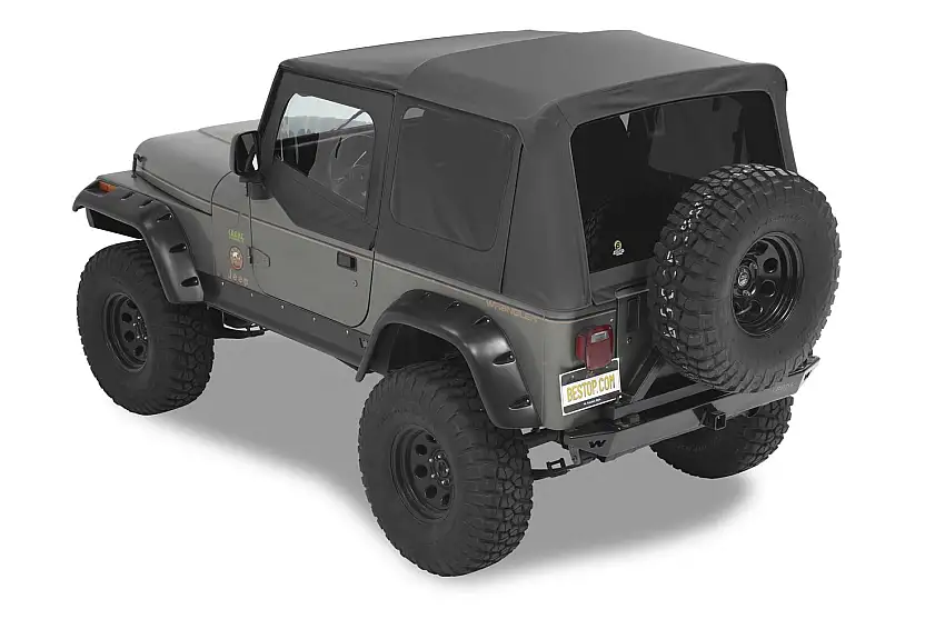 Bestop Supertop(R) Squareback Soft Top for 88-95 Jeep Wrangler 5460101