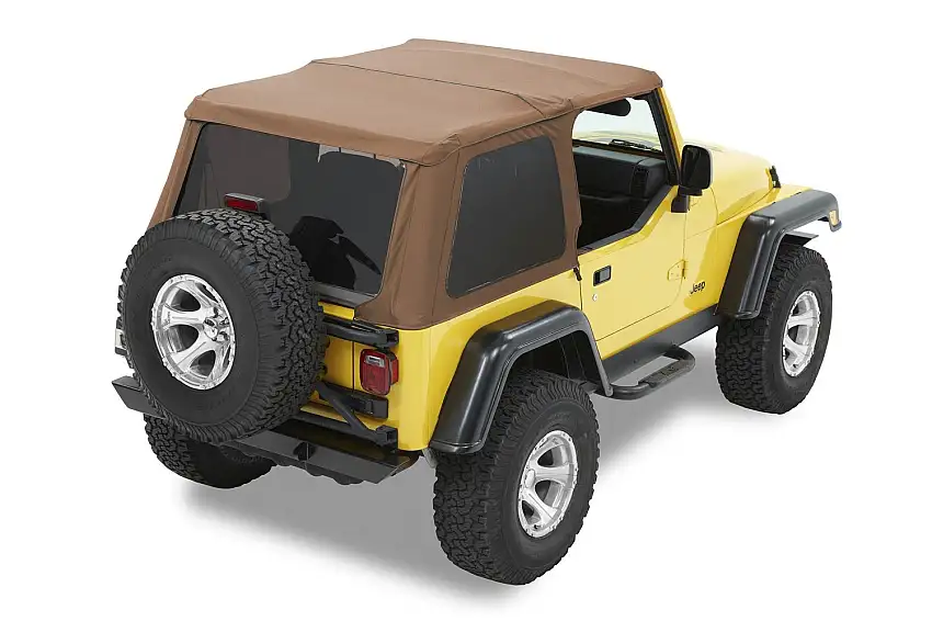 Bestop Trektop(R) Slantback Soft Top Jeep for 97-06 Jeep Wrangler 5682037