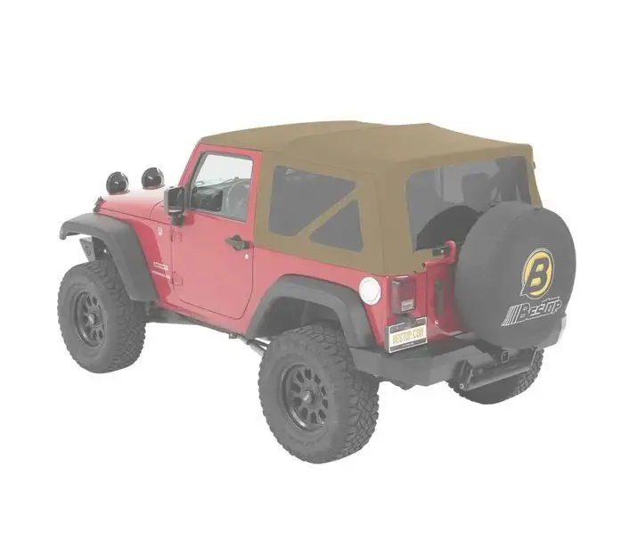 Bestop Window Replacement Set for 07-17 Jeep Wrangler 5844274