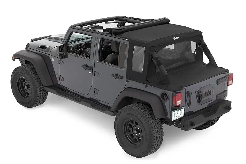 Bestop Halftop(TM) Soft Top Conversion Kit for 07-17 Jeep Wrangler 8010317