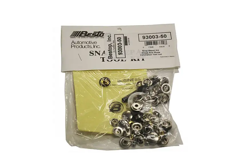 Bestop Snap Repair Kit for 87-95 Jeep Wrangler 9300350