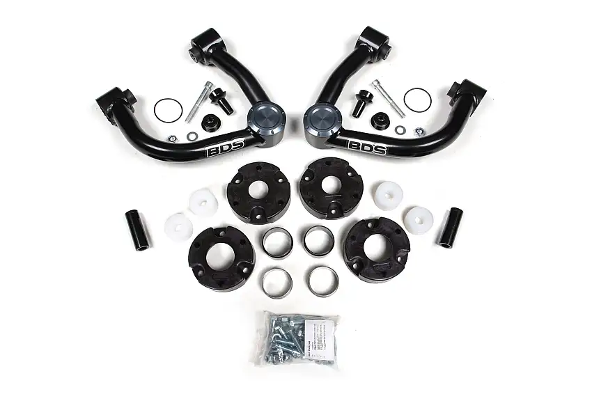 BDS Suspension BDS023351 2021-2025 Ford Bronco 2 Door 3.5" Suspension Lift Kit, 3" Rear, Spacer (Badlands