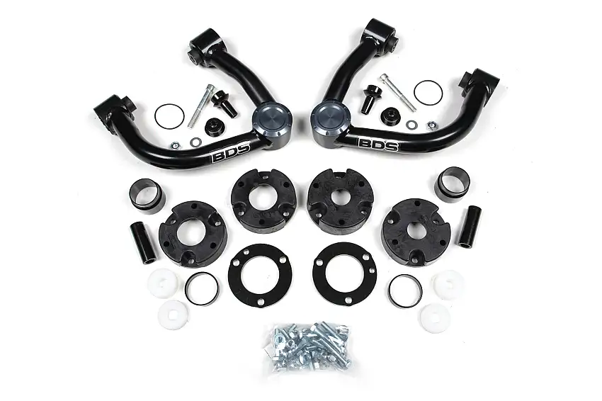BDS Suspension BDS023410 2021-2025 Ford Bronco 2&4 Door 4" Suspension Lift Kit, 3" Rear, Spacer (Base Sho