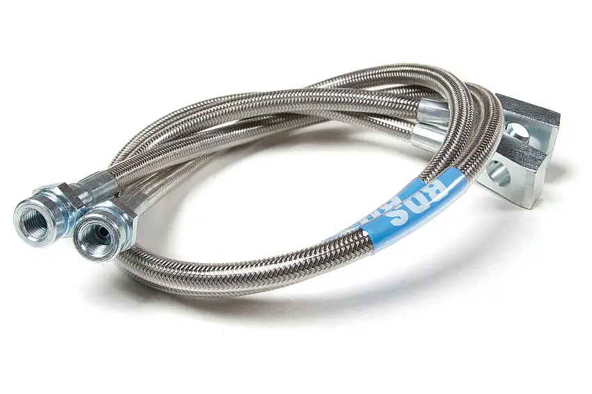 BDS Suspension BDS104001 Jeep TJ/YJ/XJ Front Stainless Brakelines