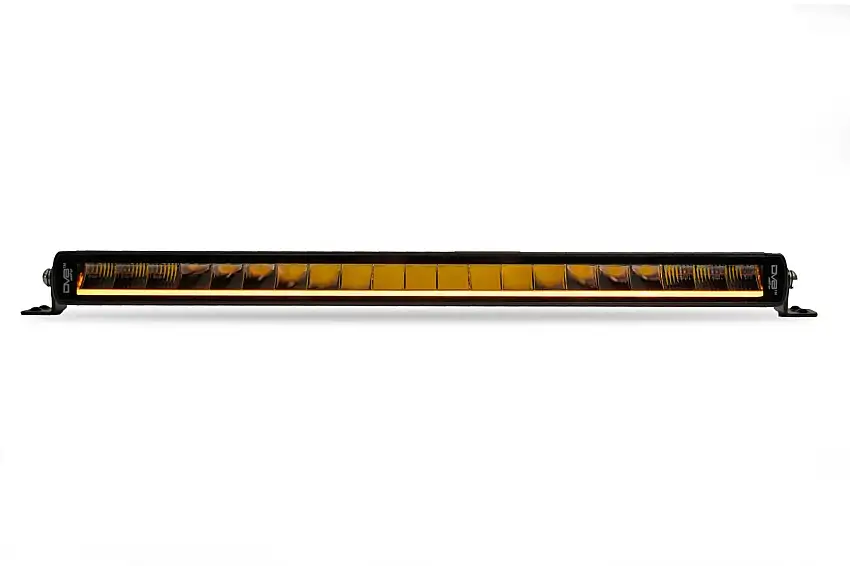 DV8 20 " Halo Elite Single Row Light Bar with Accent Light BE20SW105W-H