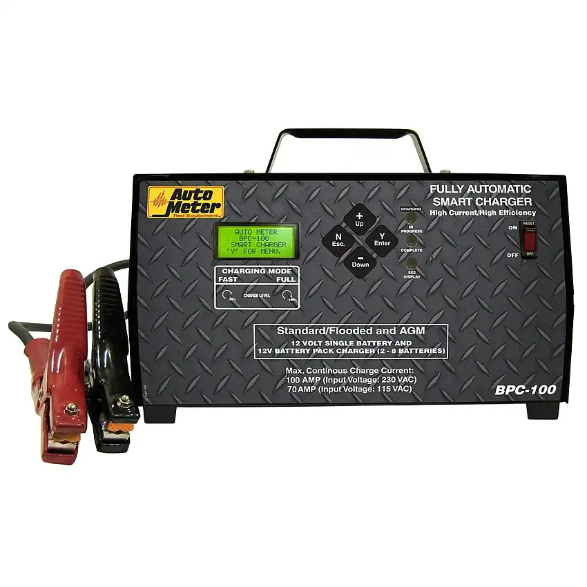 AutoMeter Products BPC-100 BATTERY PACK CHARGER; 12V; 100A