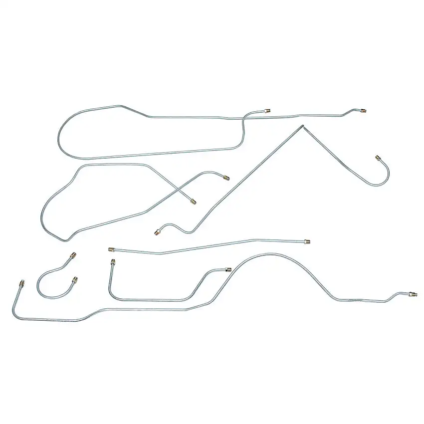 1955 Buick Super/Roadmaster Series 50/70 Only Power Brake Line Kit 6pc. OE Steel