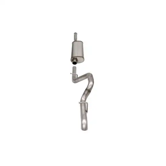 Corsa Performance Cat-Back System with Turned Down Tip for 18-25 Jeep Wrangler JL Unlimited 4-Door with 3.6L 21123
