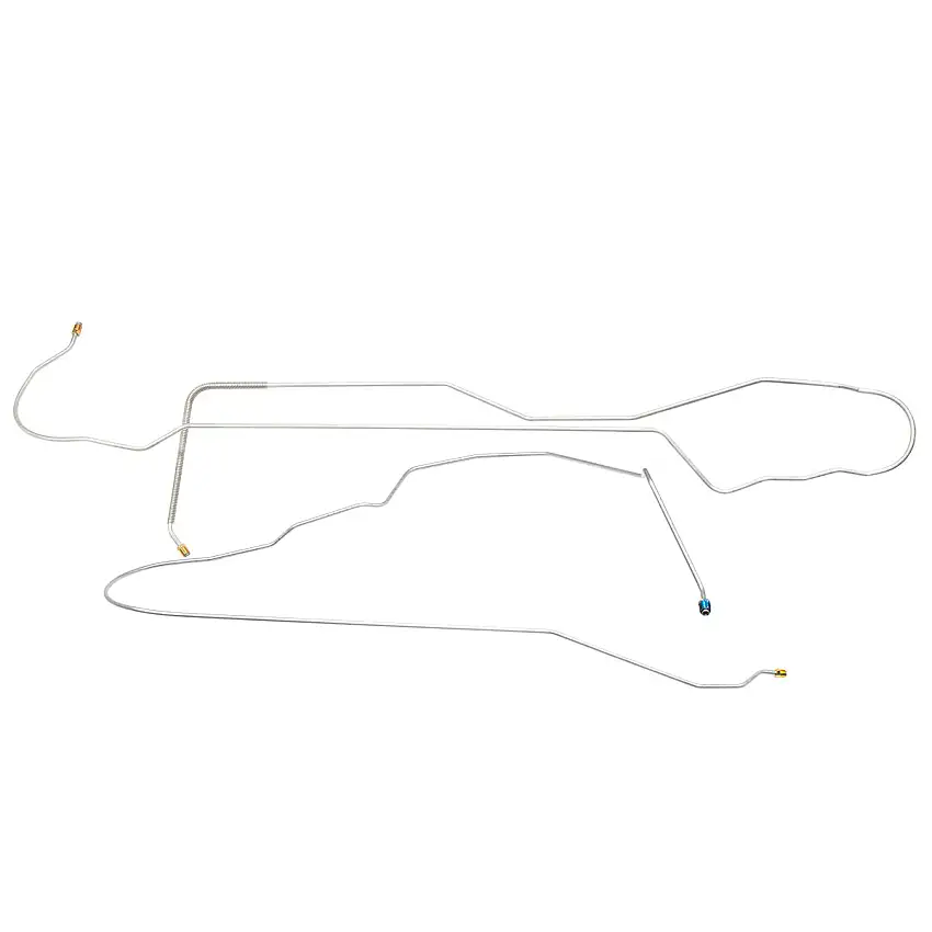 1981-87 Chevrolet/GMC Truck 2WD 3/4-Ton Std. Cab Longbed 1/4" F to R Brake Lines 2pc, OE Steel