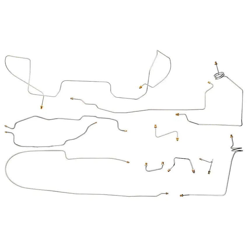 1988 Chevrolet/GMC Truck 4wd Power Disc Brake Line Kit 11pc, 1/2 ton, Ext Cab Shortbed, OEM