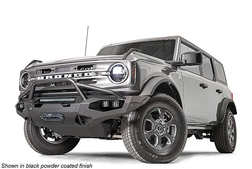 Fab Fours MATRIX FRONT BUMPER W/ PRE-RUNNER GUARD BARE for 2021+ Ford Bronco FB21-X5252-B