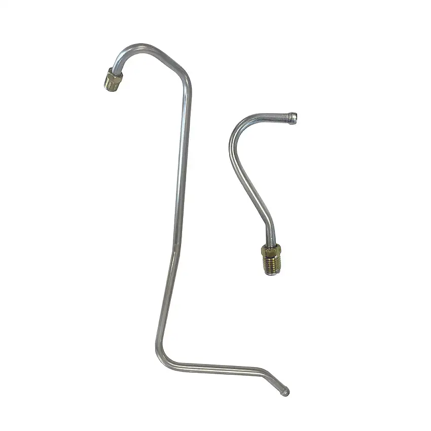 1962-64 Dodge Polara/330 318CID 2bbl Pump to Carb Line 1pc, OE Steel