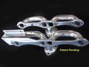 HEADER-DIRECT REPLACEMENT-CERAMIC COATED-SQUAREPORT-2INCH COLLECTOR-WITH GEN-PAIR-55-62 (#E13483)