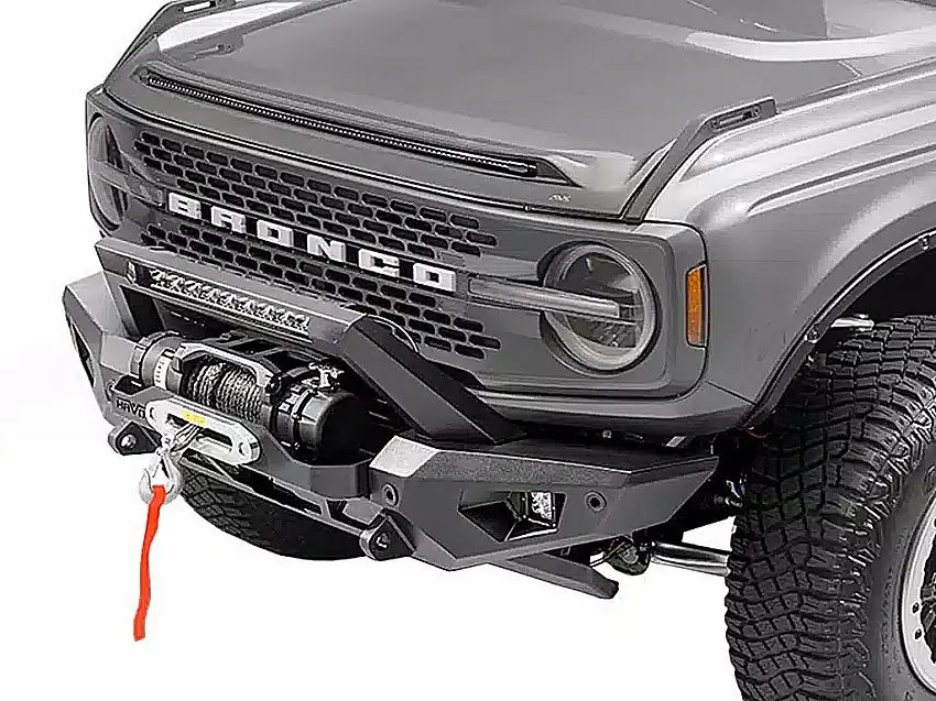 Havoc Front STEEL BENDER WINCH-READY BUMPER for 2021+ Ford Bronco HFB-02-003
