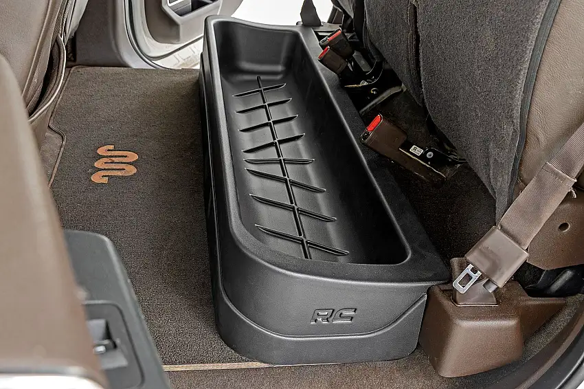 Rough Country Under Seat Storage Crew Cab For 2015-2025 Ford F-150/F-250/F-350/Raptor RC09281A