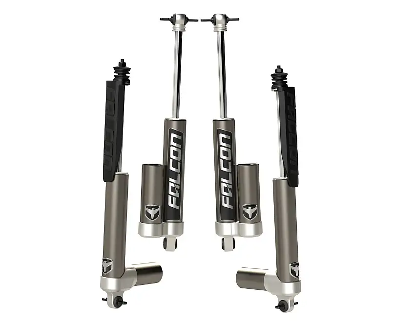 Teraflex Falcon Series 3 Piggyback Shock Set for 97-06 Jeep Wrangler TJ with 3-4" Lift 04-01-30-400-304