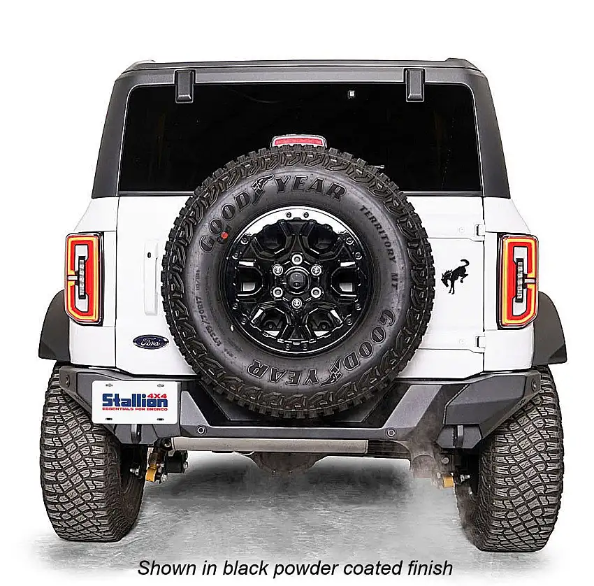 Fab Fours Premium Rear Bumper in Bare for 2021+ Ford Bronco FB21-Y5251-B