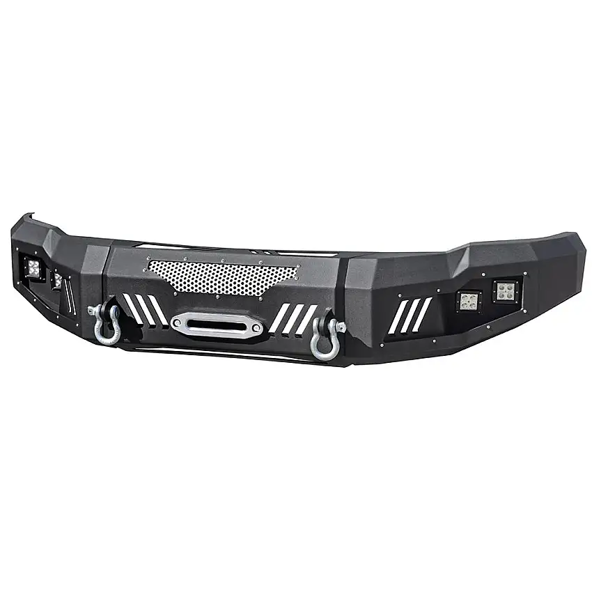 DV8 Offroad Truck Front Full Size Bumper for 11-18 Ram 2500, 11-18 Ram 3500, 2010 Dodge Ram 2500, 2010 Dodge Ram 3500 FBDR2-04