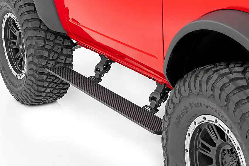Rough Country Power Running Boards Lighted for 2021+ Ford Bronco 2 Door PSR51230
