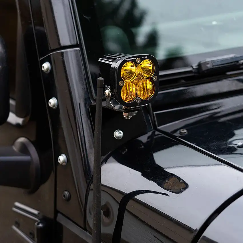 Baja Designs Squadron Pro Black LED Auxiliary Light Pod Pair 497816-
