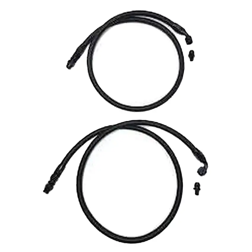 Full Send Diesel Black Braided Replacement Transmission Line Kit 10-12 Dodge 6.7L Cummins