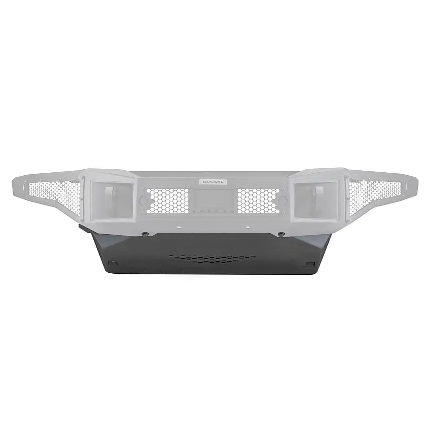 Go Rhino Rockline Front Bumper Lower Skid Plate For Ford Bronco - Textured Black for 21-26 Ford Bronco, 2025 Jeep Gladiator 332120T