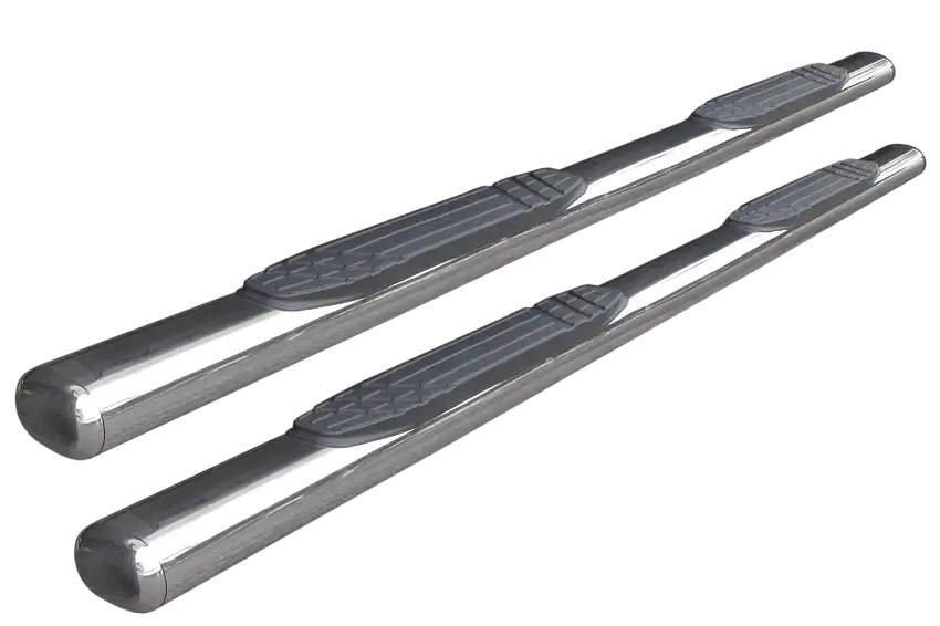 Go Rhino 4" 1000 Series Side Steps - 73" long - BOARDS ONLY - Stainless Steel for 21-25 Ford Bronco, 18-26 Jeep Wrangler 10473PS