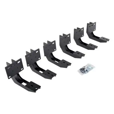 Go Rhino V-Series V3, RB30 and RB Slim Side Steps - MOUNTING BRACKETS ONLY - Textured Black for 19-26 Ram 1500 6943066