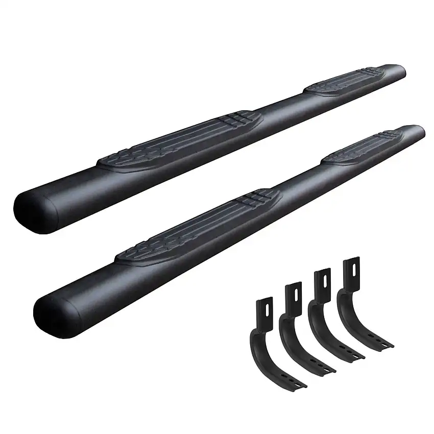 Go Rhino 4" 1000 Series SideSteps & Bracket Kit - Textured Black for 15-26 Chevrolet Colorado, 15-26 GMC Canyon 104403580T