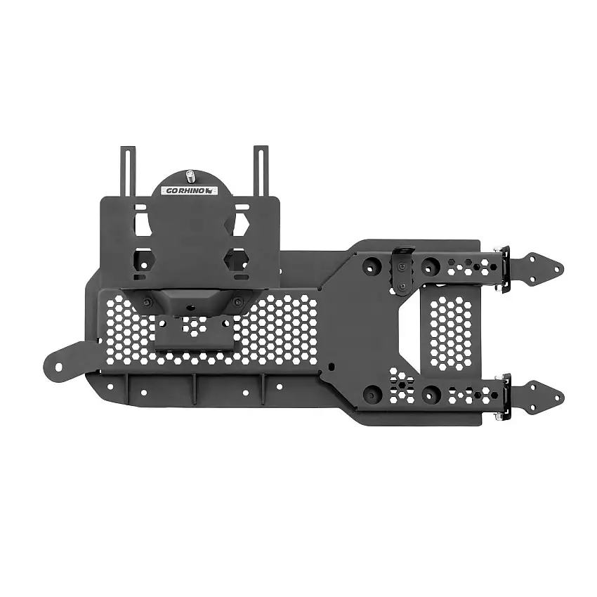 Go Rhino Rockline Body Mount Spare Tire Carrier - Textured Black for 18-26 Jeep Wrangler 27137T