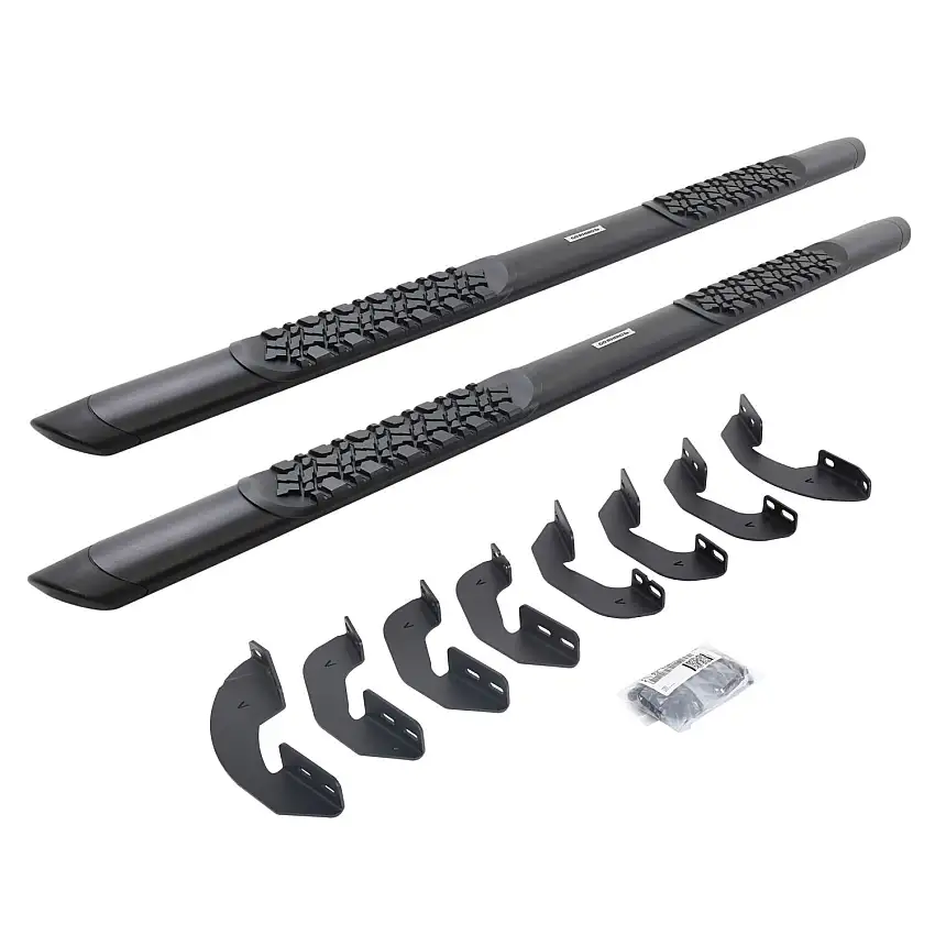 Go Rhino V-Series V3 - Complete kit: Sidestep + Brackets - Textured Black for 23-26 Toyota Sequoia V3443974T