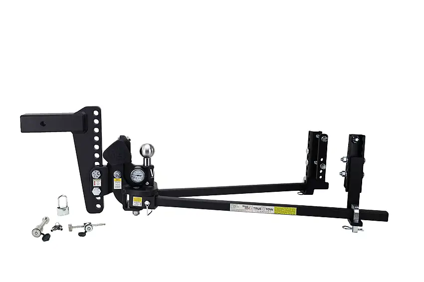 Weigh Safe TrueTow Heavyweight WDH - 10" Drop, 2" Shank - 22,000 GTW w/Lock Set TTHW10-2XL-SET