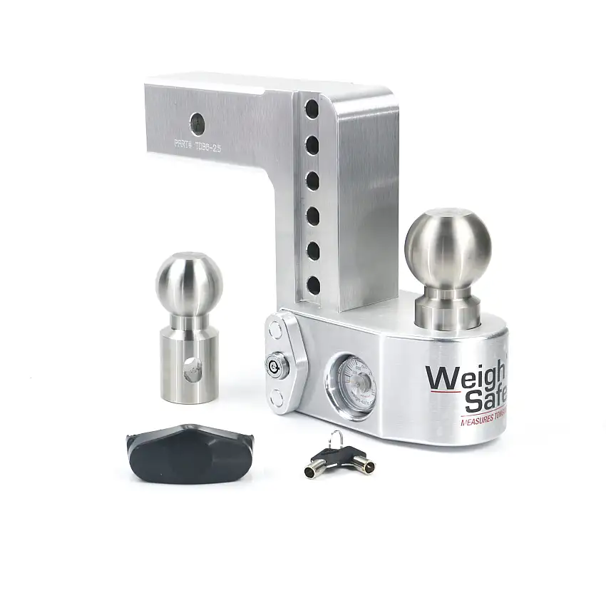 Weigh Safe Weigh Safe Adjustable Drop Hitch - 6" Drop for 2.5" Shank WS6-2.5