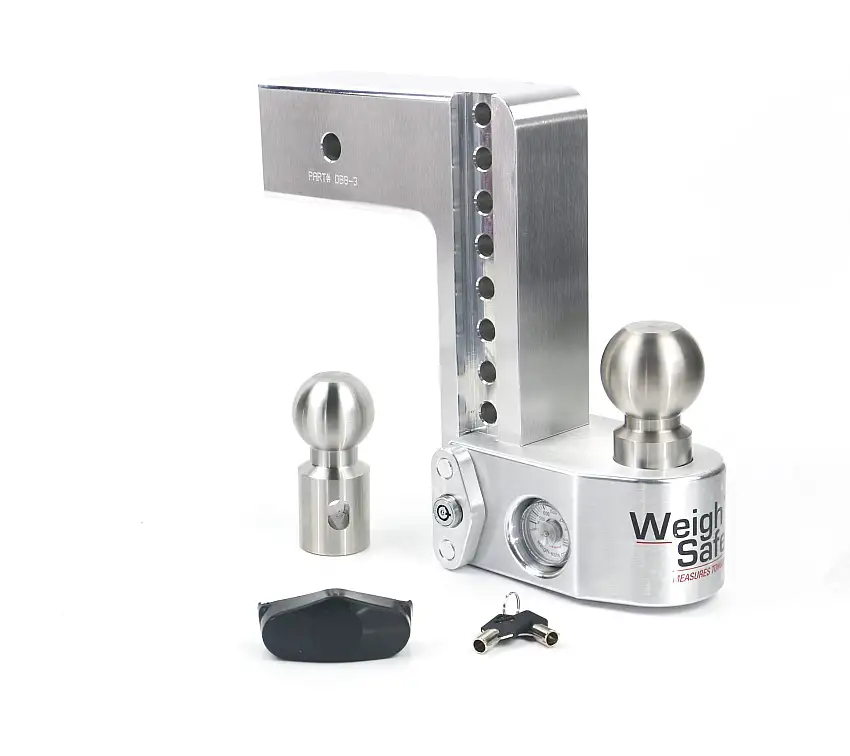Weigh Safe Weigh Safe Adjustable Drop Hitch - 8" Drop for 3" Shank WS8-3