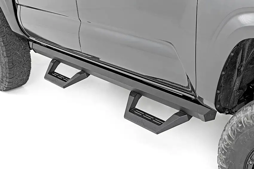 Rough Country SRX2 Adjustable Aluminum Steps for 24+ Toyota Tacoma Crew Cab 73004