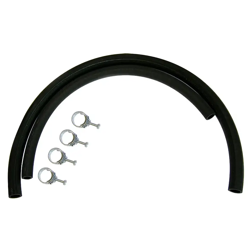 1968-72 Pontiac LeMans Non AC Ribbed Heater Hose Kit 3/4 & 5/8 6pc