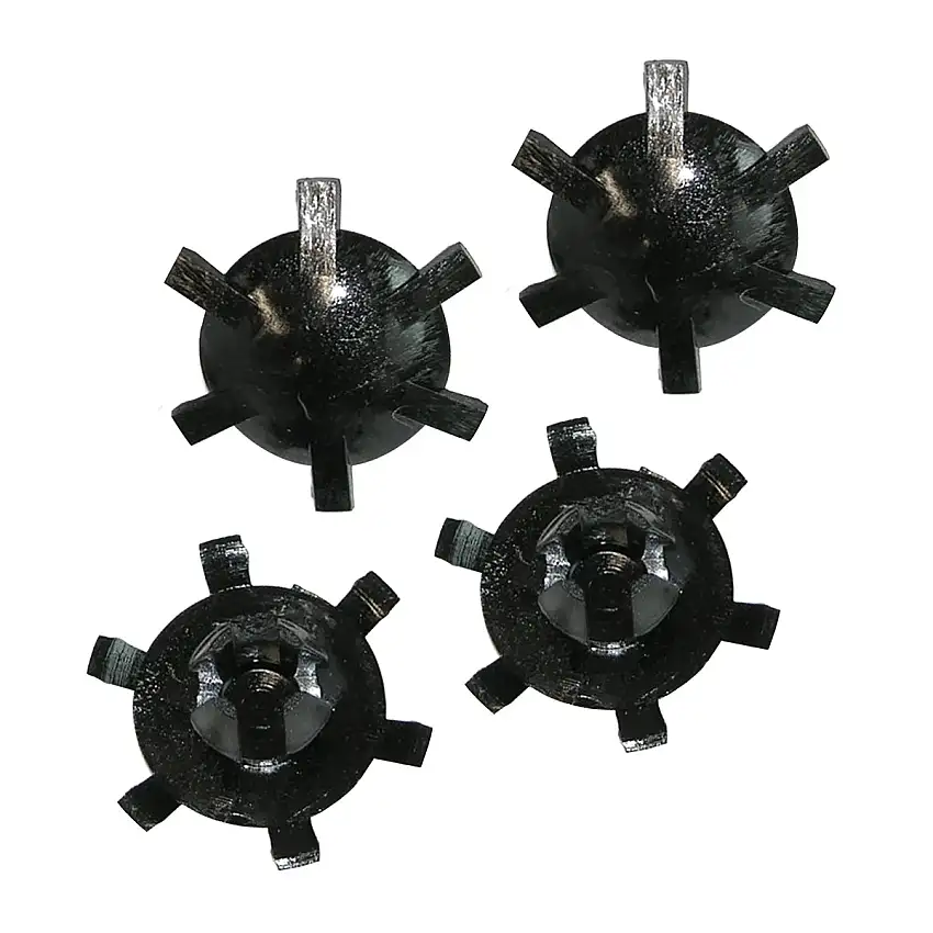 1968-72 GM Door Window Glass Plastic Ride Clips and Buttons 4pc
