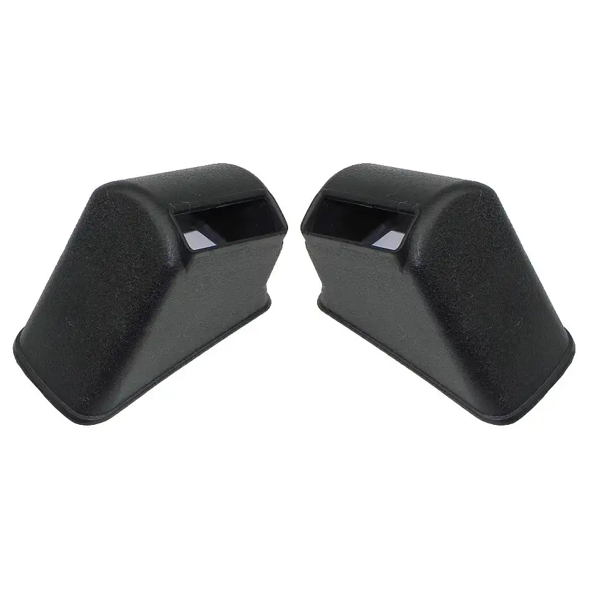 1967-72 GM A-Body Standard Seat Belt Retractor Covers Black 2pc
