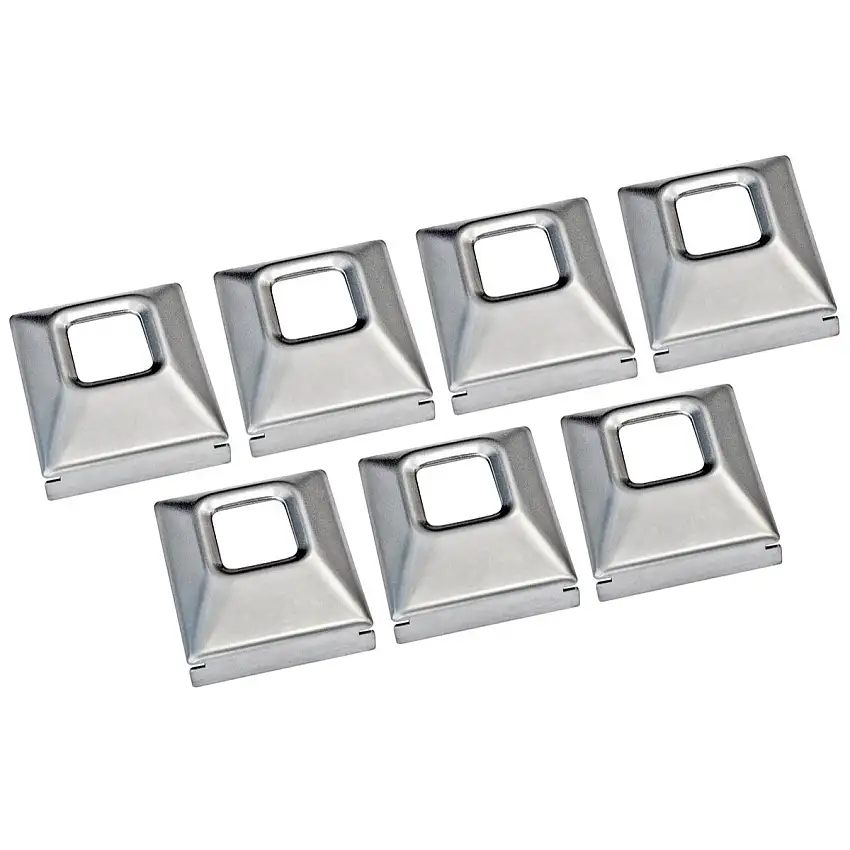 1968-72 GM Deluxe Large Seat Belt Buckle Covers 7pc