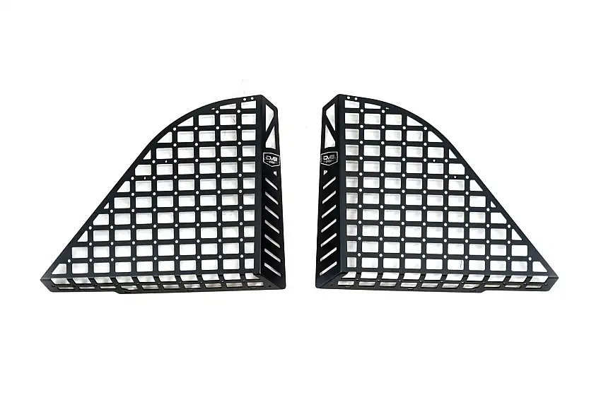 DV8 OffRoad Rear Window Pocketed MOLLE Panels for 18-25 Jeep Wrangler JL Unlimited 4-Door MPJL-02