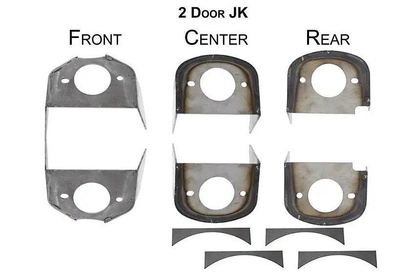 Rust Buster Body Mount Kit for 07-18 Jeep Wrangler JK 2 Door RB5056