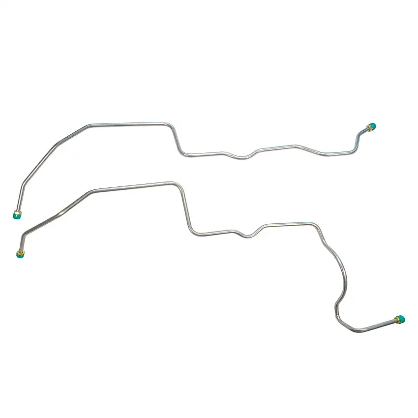 1976-79 Jeep CJ7 V8 T400 5/16" Trans Cooler Lines 2pc, OE Steel