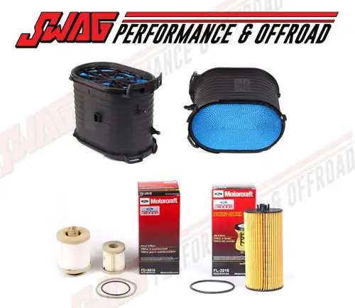 6.0L OEM MOTORCRAFT MAINTENANCE SERVICE KIT - AIR OIL & FUEL FILTERS