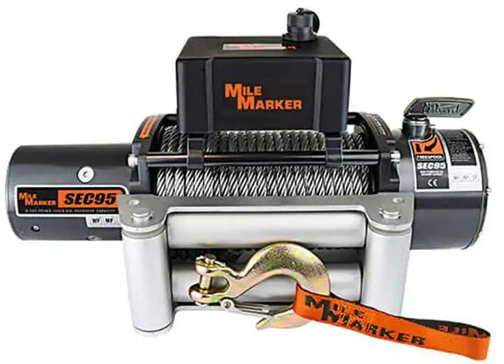 Mile Marker SEC95 – 9500 LB. WINCH 76-50246BW