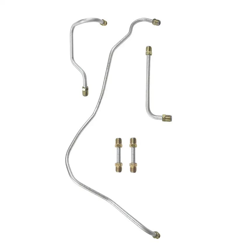1958-59 Oldsmobile Ninety-Eight Super 88 371.1CID V8 4bbl Pump to Carb Lines, 5pc OE