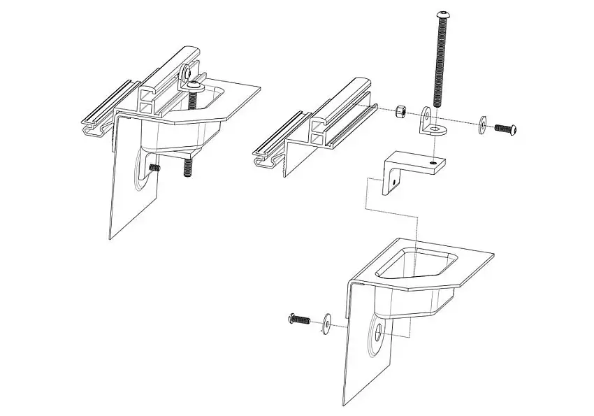 BAK Industries BAKFlip CS Stabilizer Bracket Kit For GM Trucks PARTS-316A0003