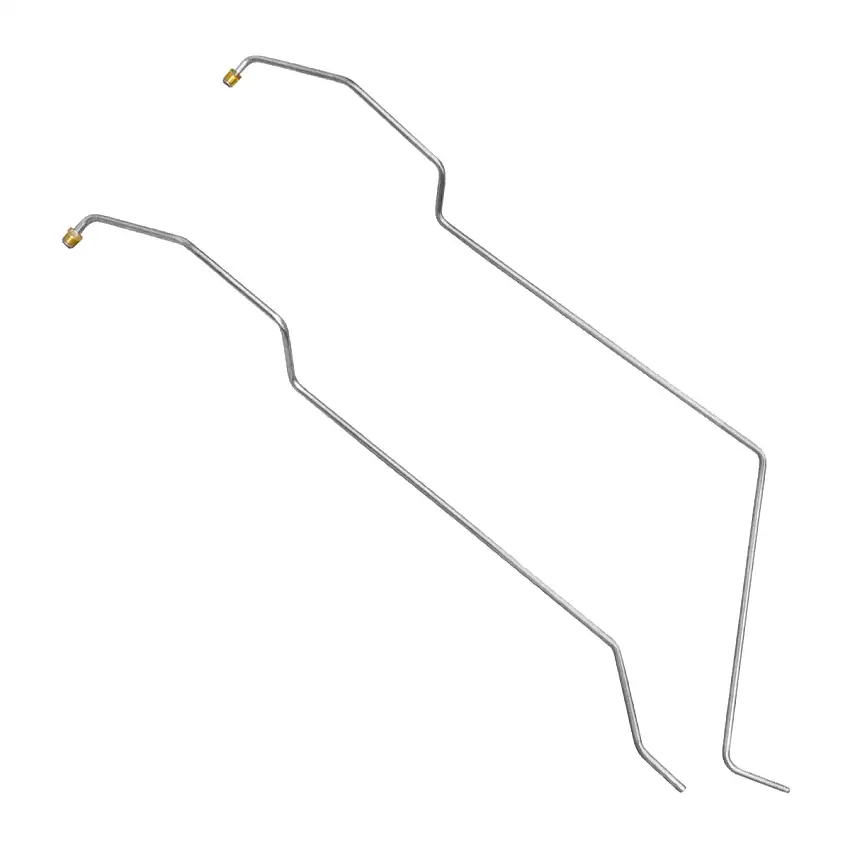 1959-60 Pontiac Star Chief Bonneville Catalina 124" WB 3/8" Trans Cooler Lines 2pc, OE Steel
