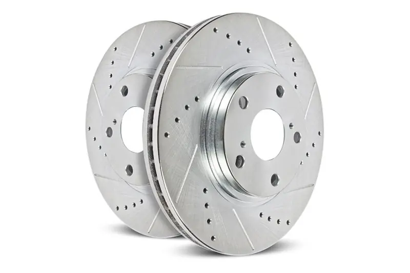 2019-2025 RAM 1500 Power Stop Evolution Drilled/Slotted Front Rotors- AR86004XPR