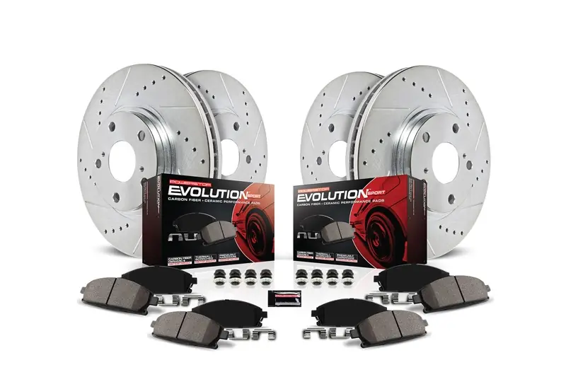 2019-2025 RAM 1500 Power Stop Z23 Evolution Brake Upgrade Kit Full Set | K8182