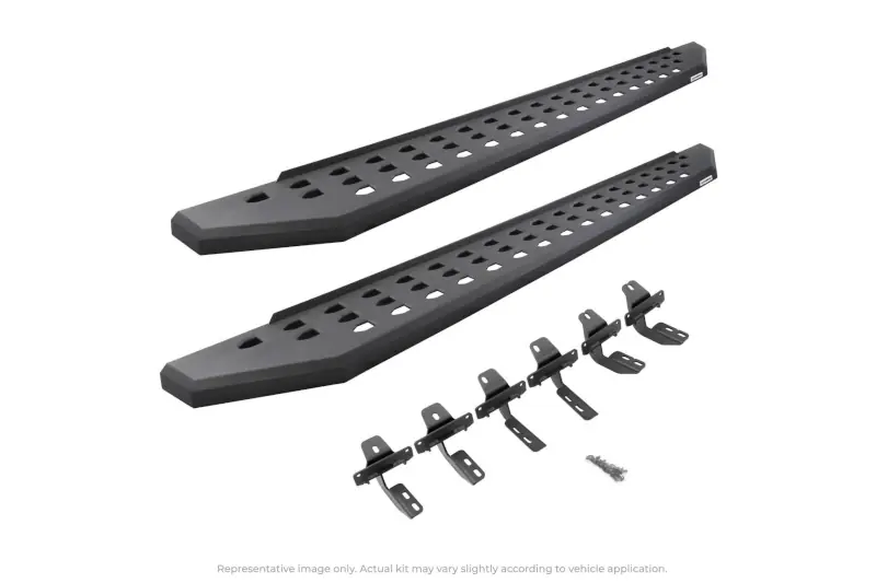 2019-2025 RAM 1500 Go Rhino RB20 Running Boards with Mounting Kit (Textured) | 69430687PC